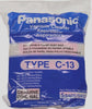 Panasonic Type C13 Model 3900 Vacuum Bags 5pk Part AMC-S5EP, AMCS5EP