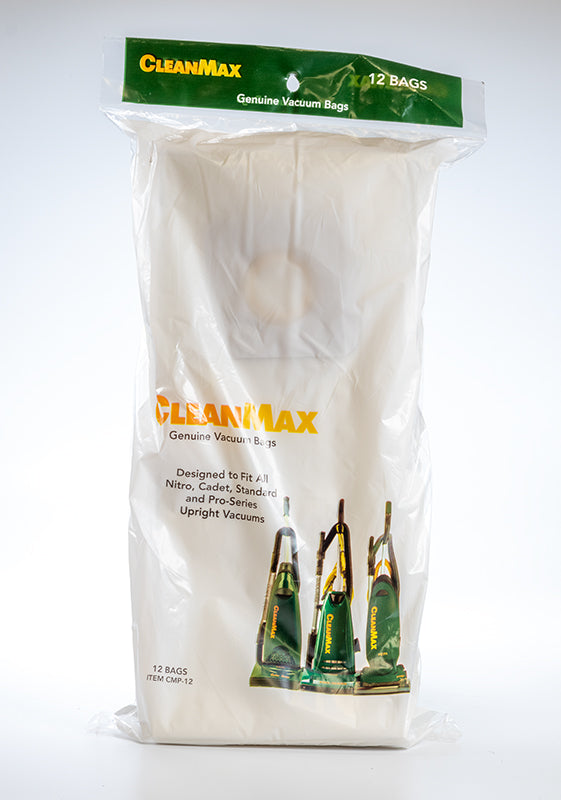 12pk CleanMax Pro-Series and Standard Paper Bags Part CMP-12