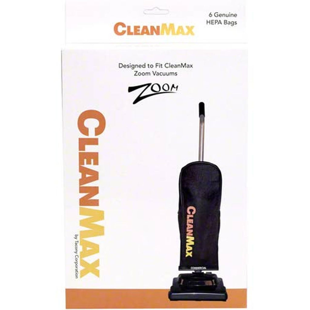 6pk CleanMax Zoom HEPA Bags Part CMZM-H6