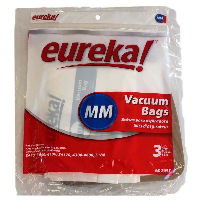 Eureka Style MM Vacuum Bags 3pk Part 60295C Red Vacuums