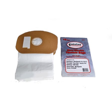 Sanitaire SC412, Tornado Koblenz, Powr-Flite, 10 bolsas de aspiradora, pieza ECC340