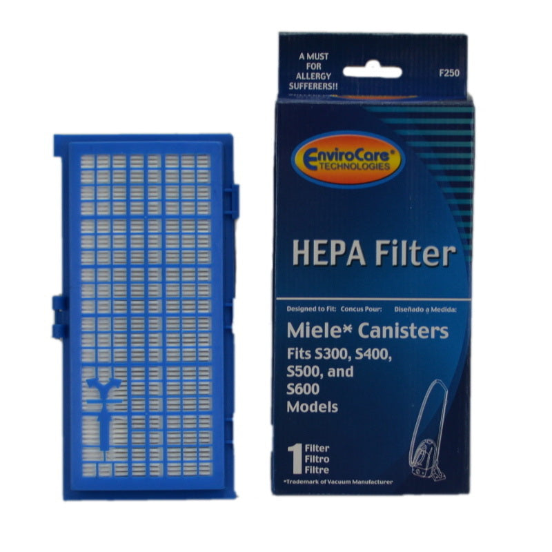 Miele Canister S300, 400, 500, & Upright S-7 Series Hepa Filter Generic Part 250, F250