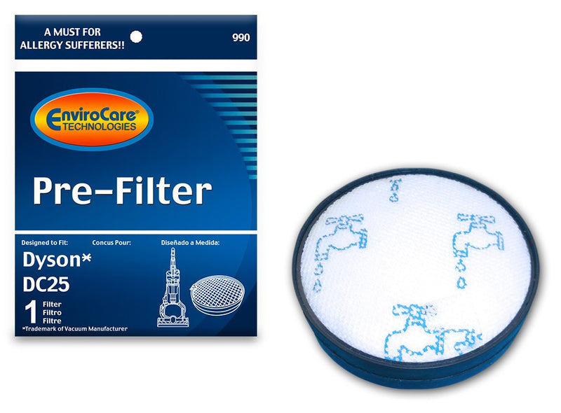 Generic Dyson DC25 Pre-Motor Vacuum Filter for DC25 Uprights Part F990 ...