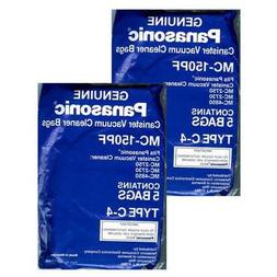 Panasonic Paper Bags, Type C4 Canister 2750 5Pk Part MC-150PF