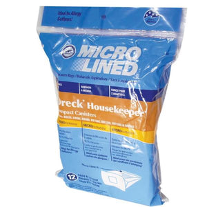 Bolsas para aspiradora Oreck tipo BB, paquete de 12, pieza genérica OR-1477, 471593