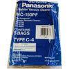 Panasonic Paper Bags, Type C4 Canister 2750 5Pk Part MC-150PF