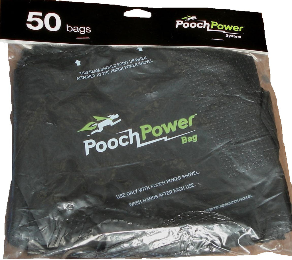 50Pk, Pooch Power Waste Bags, Shovel Vacuum, Part Pg-50