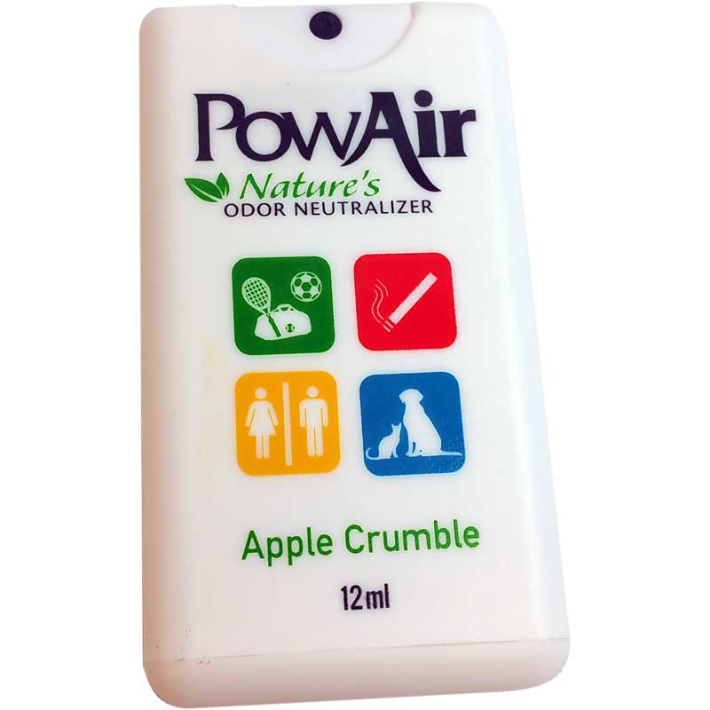 PowAir Odor Neutralizer Travel Spray Card Apple Crumble Part PLI-15MC-AC