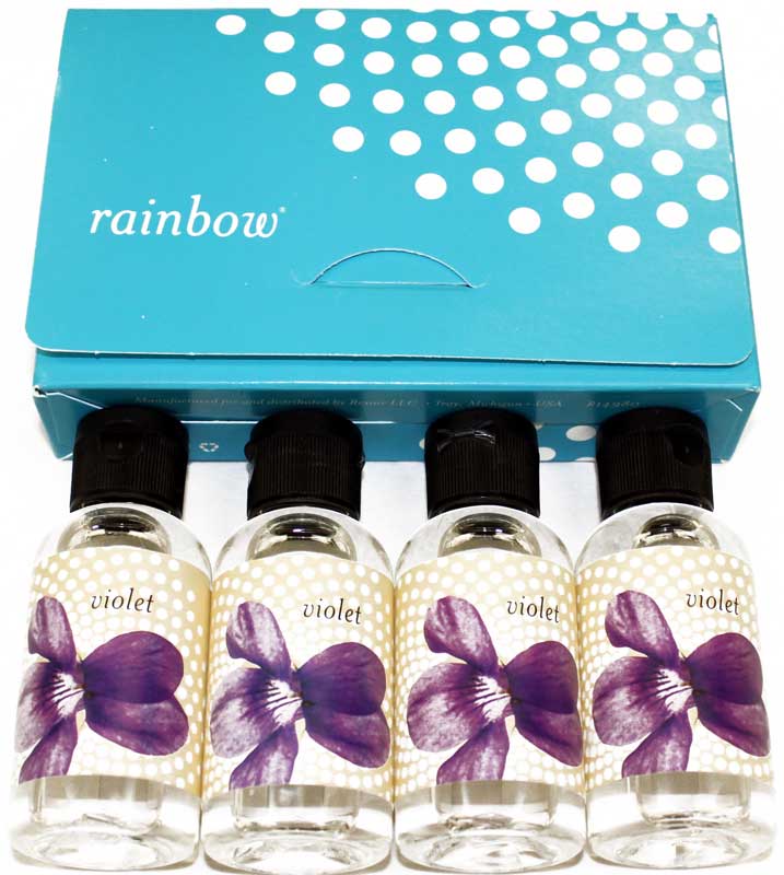Fragancia violeta para aspiradora Rainbow Rexair, paquete de 4, pieza R14940