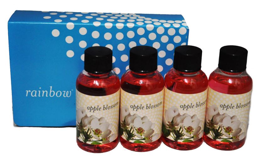 Aspiradora Rainbow Rexair con fragancia de flor de manzana, paquete de 4, pieza R14934