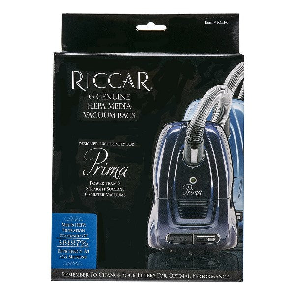 Riccar Prima Canister HEPA Media Vacuum Bags Part RCHC-6
