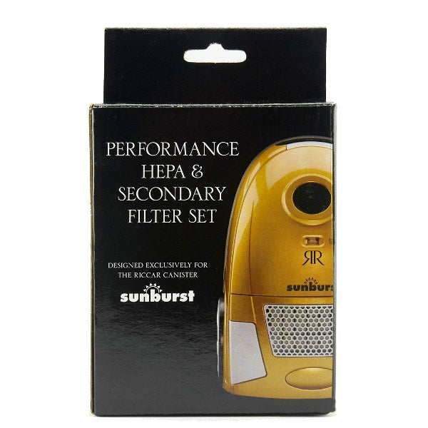 Filtros HEPA y secundarios de Riccar para el aspirador Sunburst, pieza RF14