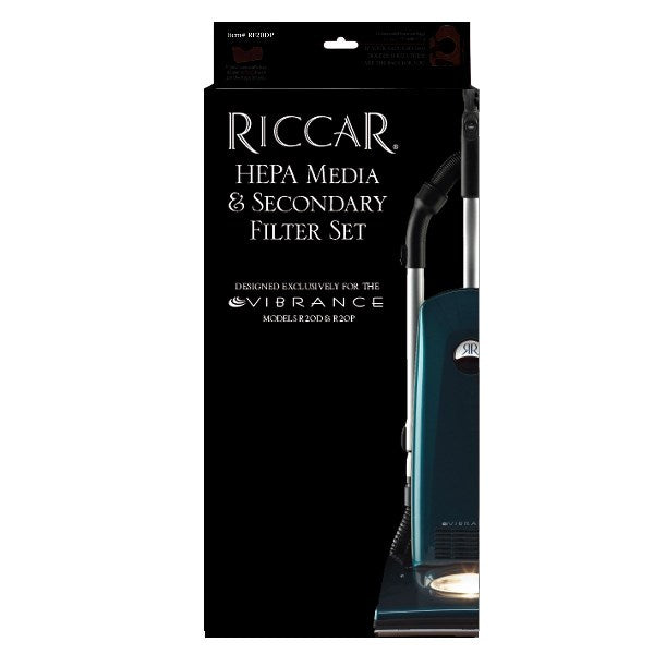 Riccar Vibrance HEPA Media Filter Set for R20P and R20D Part RF20DP