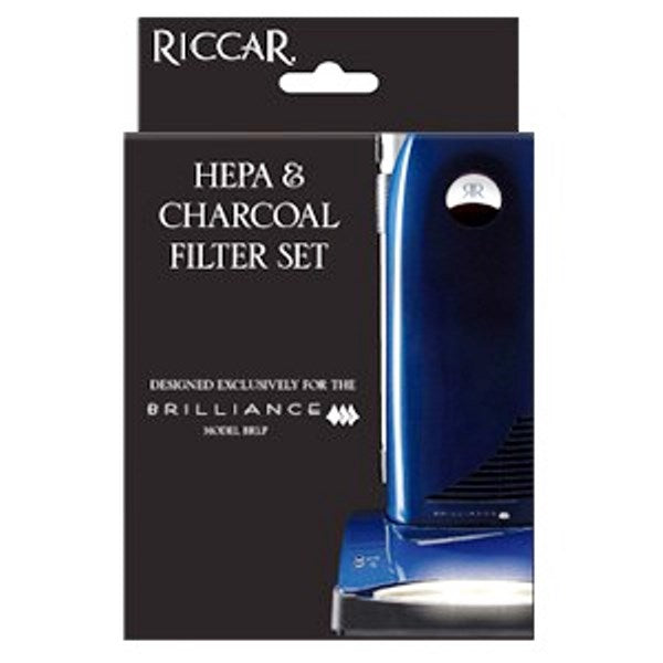 Riccar Brilliance Premium HEPA Media and Electrostatic Charcoal Filter Set Part RF5P