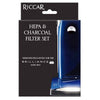 Riccar Brilliance Premium HEPA Media and Electrostatic Charcoal Filter Set Part RF5P