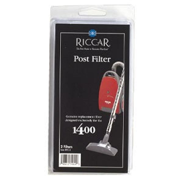 Filtros electrostáticos posteriores Riccar para cartucho RC-1400, pieza RFC-2