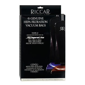 Riccar SupraLite Type F RSL Model HEPA Media Bags Part RFH-6