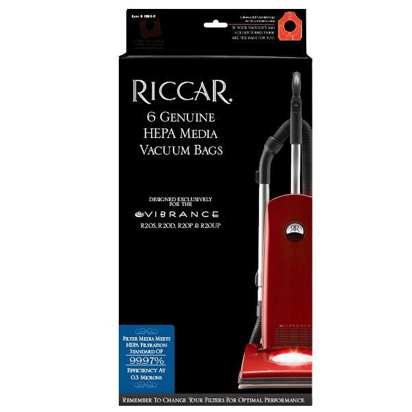 Riccar Vibrance R20 M HEPA Media Vacuum Bags Part RMH-6