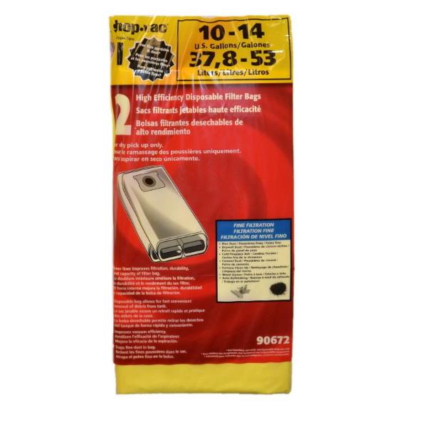 Shop-Vac Drywall Collection Bags Part 906-7200, 9067200, SV-90672, 9067233