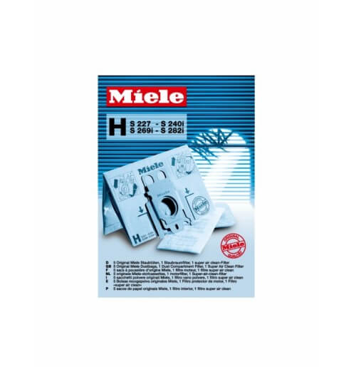 Miele Type H Replacement Dustbags (S200 Series) Part 02046318