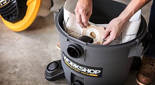 Bolsas para aspiradoras en seco y húmedo Proteam, bolsas para recolección de polvo fino para aspiradoras de taller, de 12 a 16 galones, 2 bolsas, pieza WS32200F 