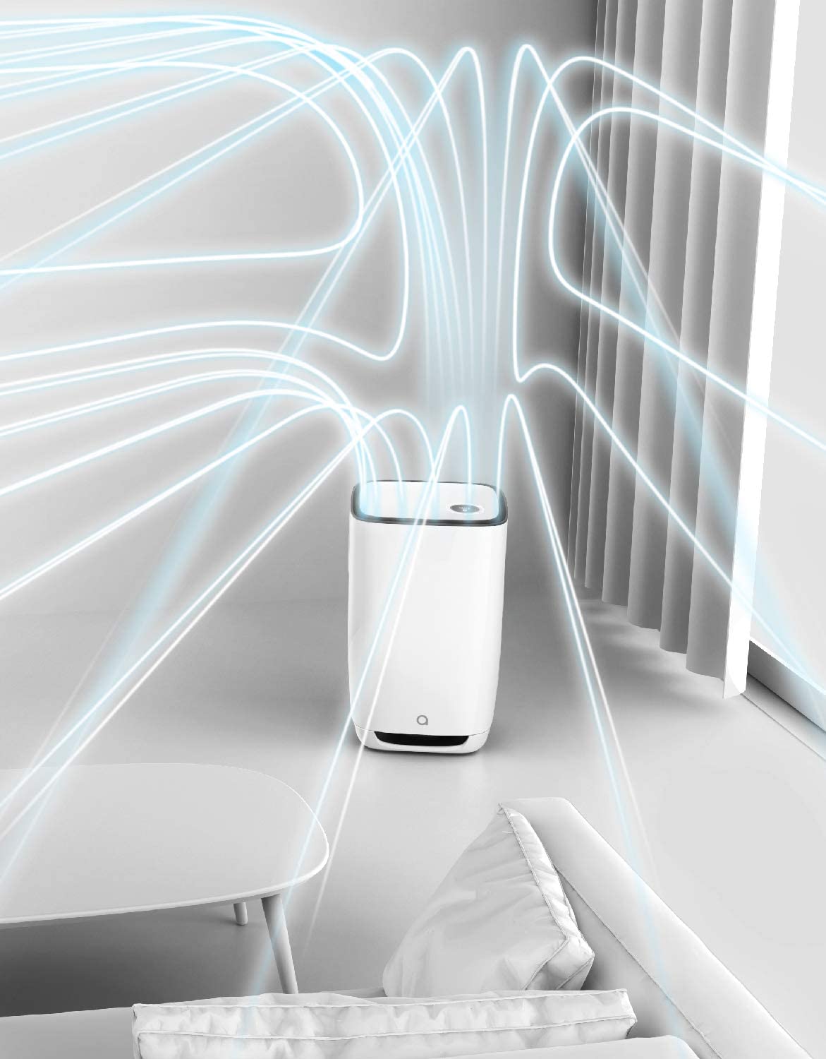 Aeris Aair 3-in-1 Pro Smart Air Purifier Made for Large Spaces. Swiss Engineered All Around Coverage. (color options available)