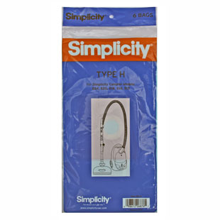 Simplicity Type H Paper Bag, 6pk, #S5-6